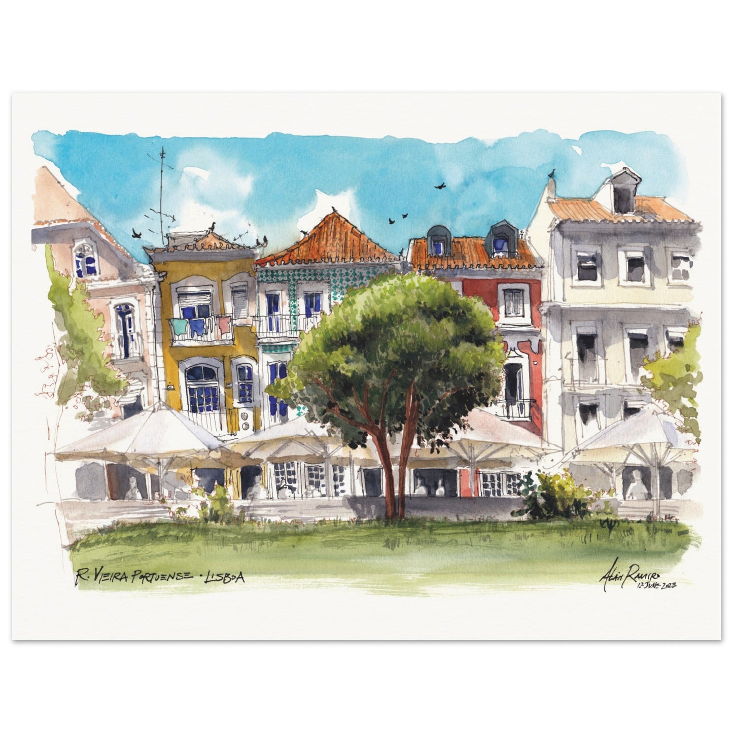 Lisbon Life: Rua Viera Portuense, Belém - Fine Art Print (PORTUGAL)