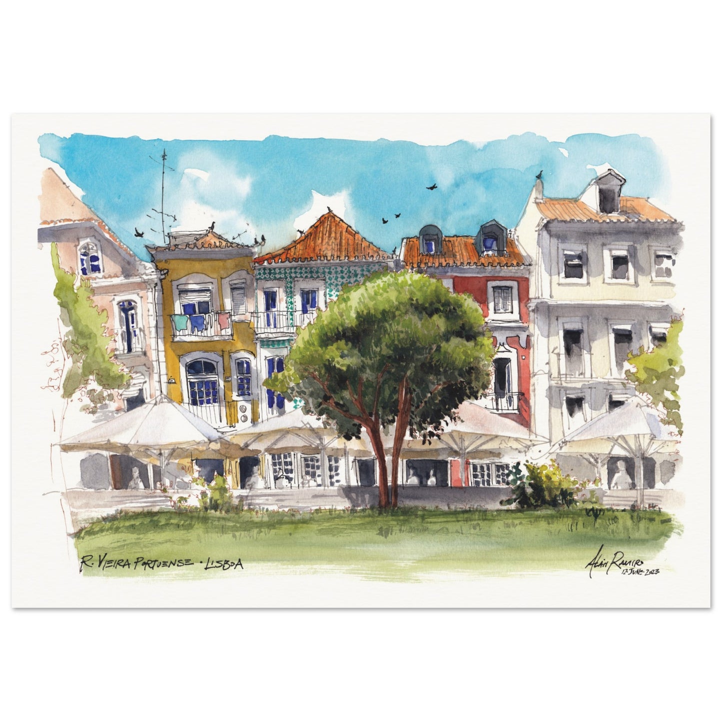 Lisbon Life: Rua Viera Portuense, Belém - Fine Art Print (PORTUGAL)