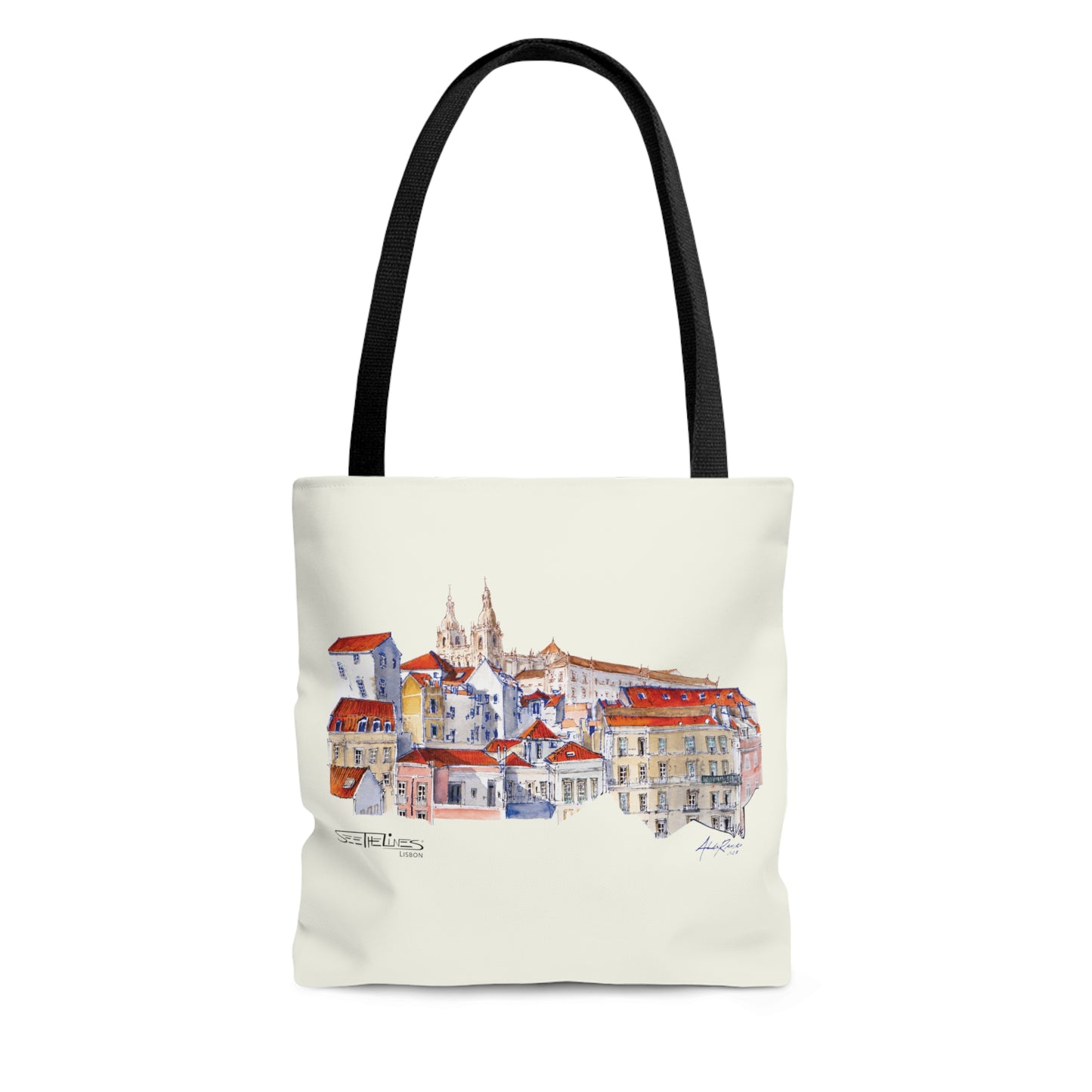 Miradouro Portas do Sol, Lisbon Tote Bag (PORTUGAL)