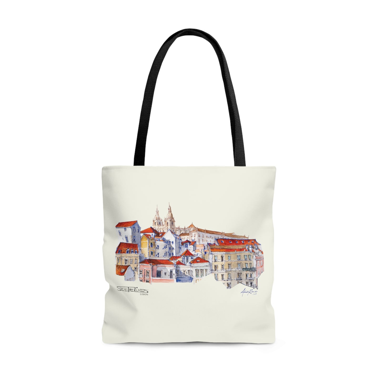 Miradouro Portas do Sol, Lisbon Tote Bag (PORTUGAL)