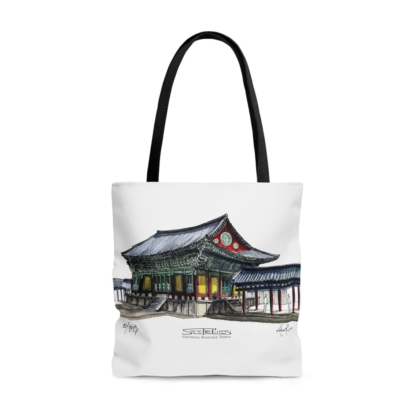 Gyeongju Temple Tote Bag (SOUTH KOREA)