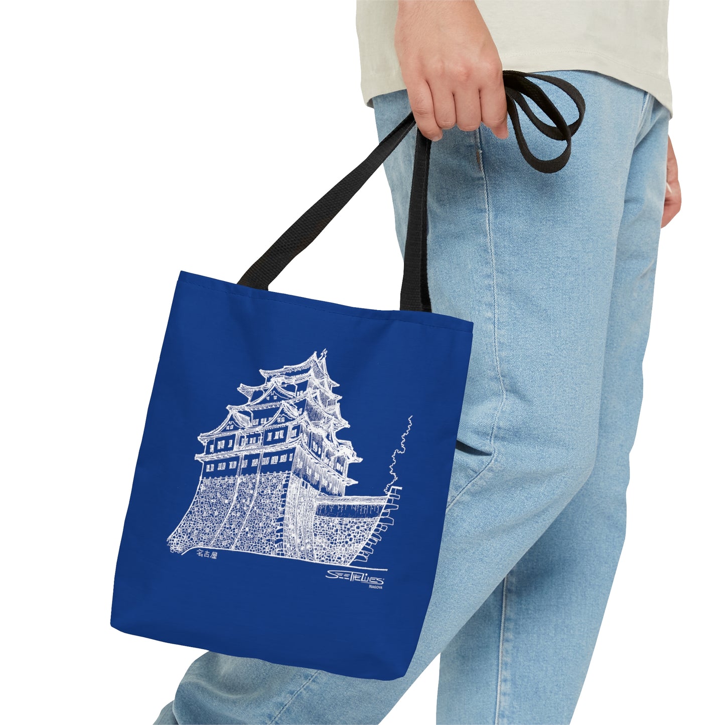 Nagoya Castle Blue Tote Bag (JAPAN)