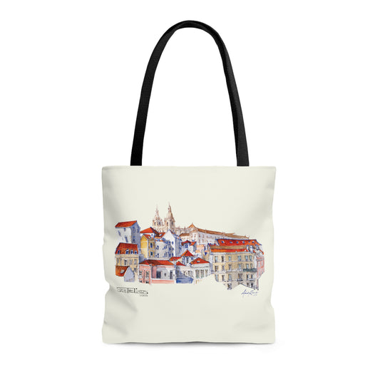 Miradouro Portas do Sol, Lisbon Tote Bag (PORTUGAL)