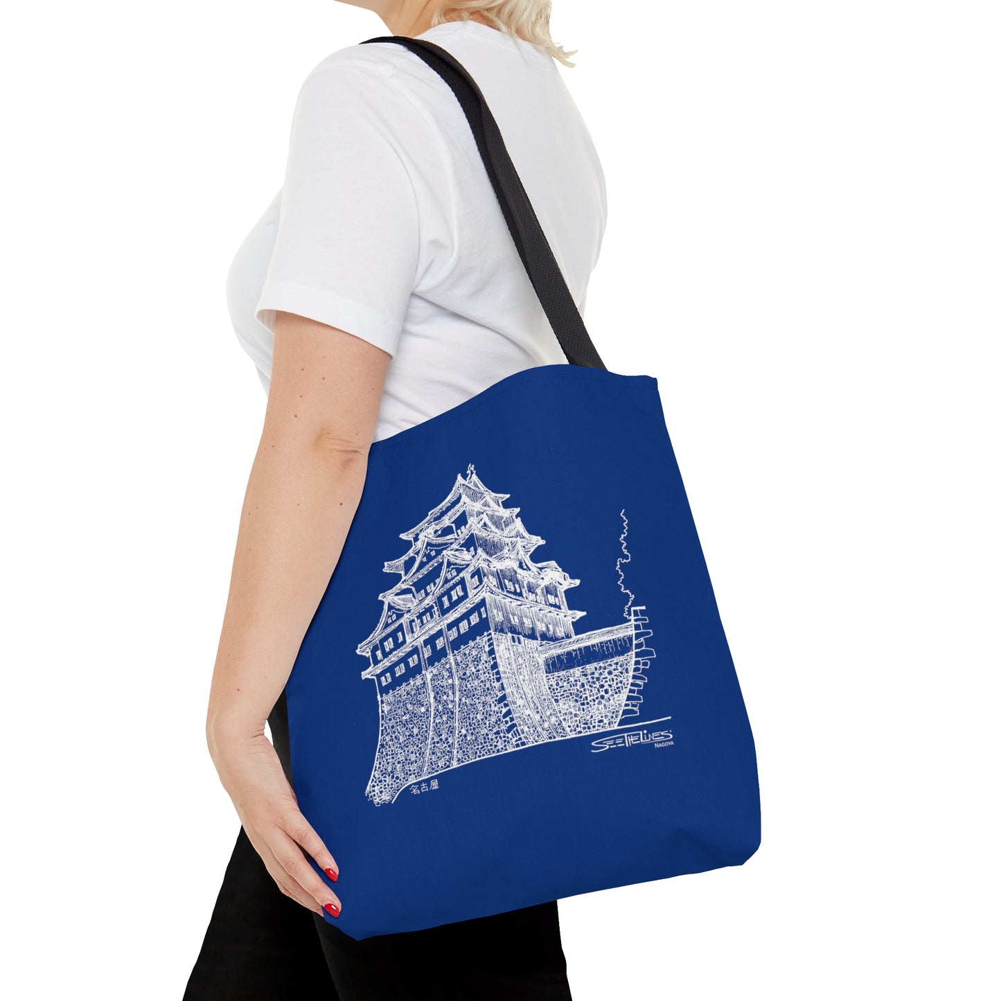 Nagoya Castle Blue Tote Bag (JAPAN)