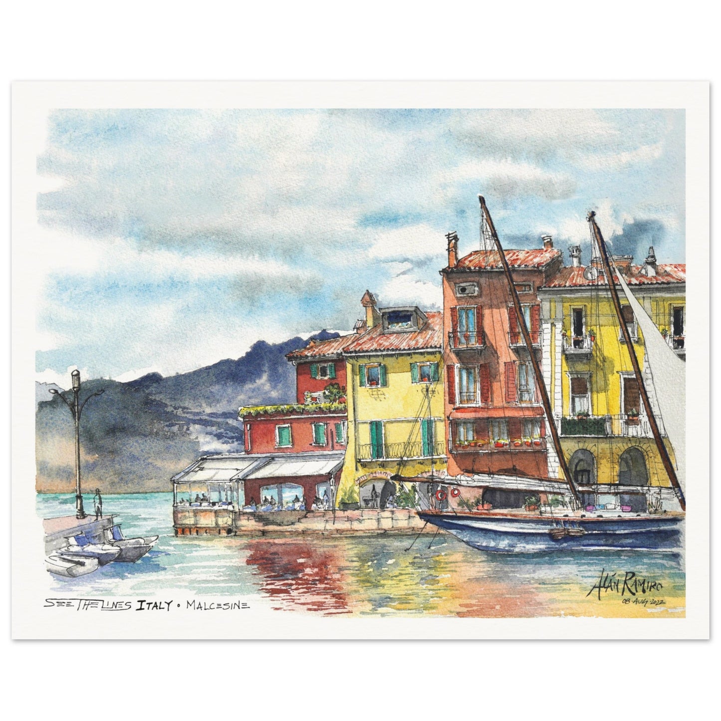 Malcesine, Lake Garda - Museum-Quality Fine Art Print (Italy)