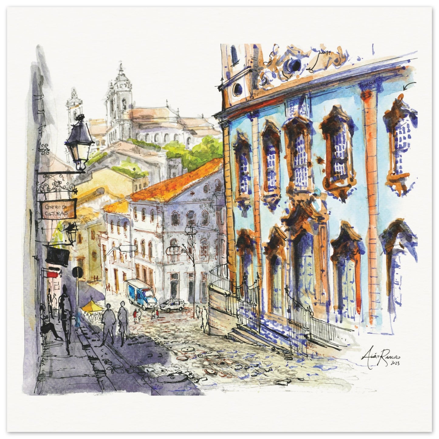 Salvador, Bahia - Fine Art Print (BRAZIL)