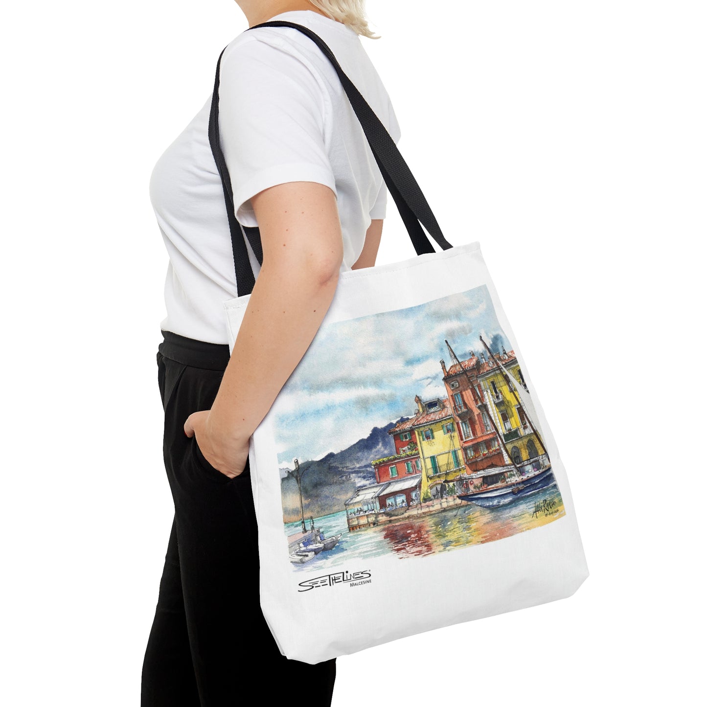 Malcesine, Lake Garda Tote Bag (ITALY)