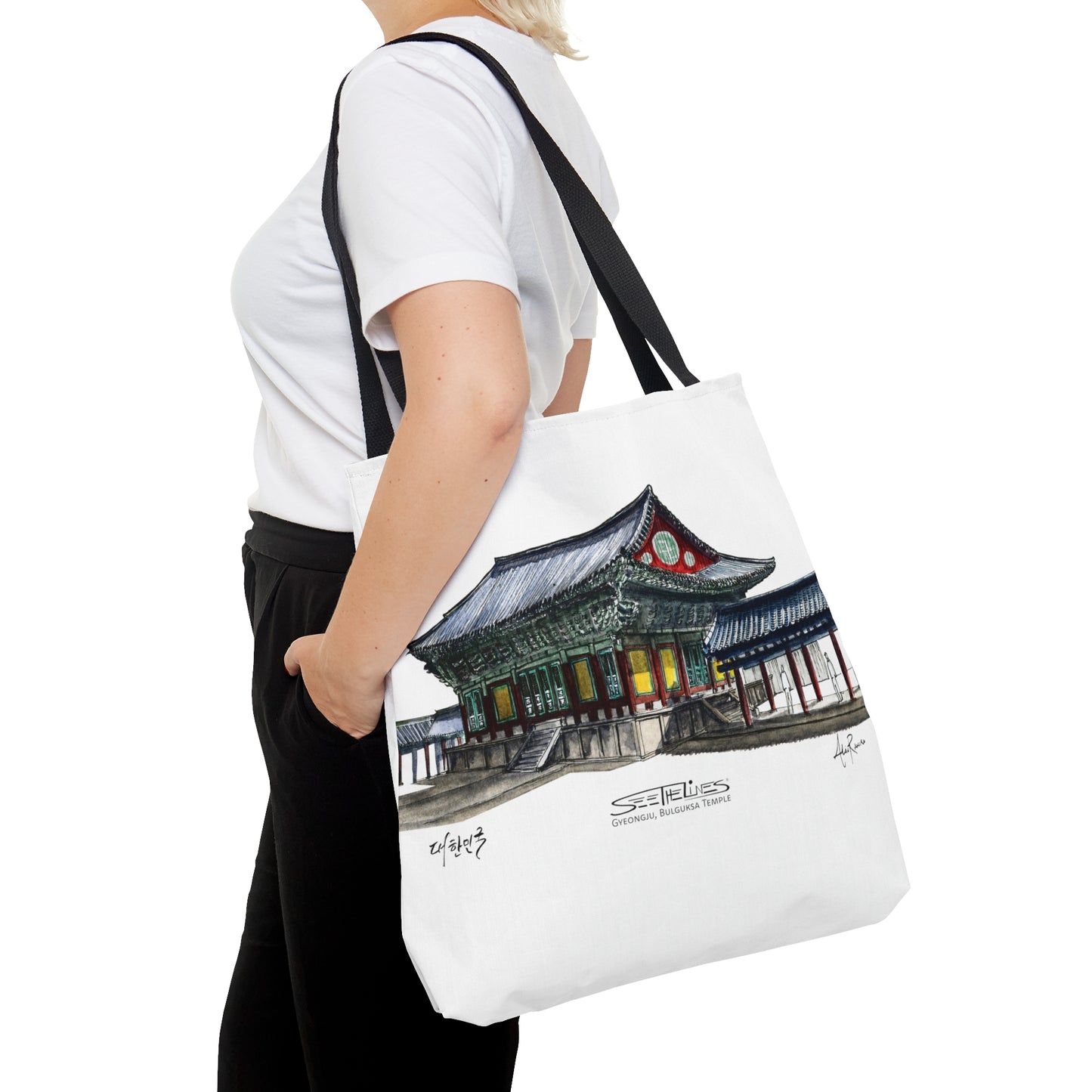 Gyeongju Temple Tote Bag (SOUTH KOREA)