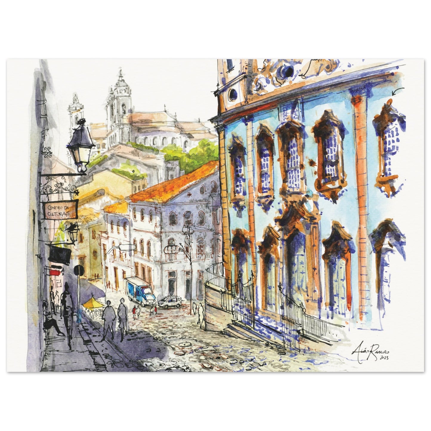 Salvador, Bahia - Fine Art Print (BRAZIL)