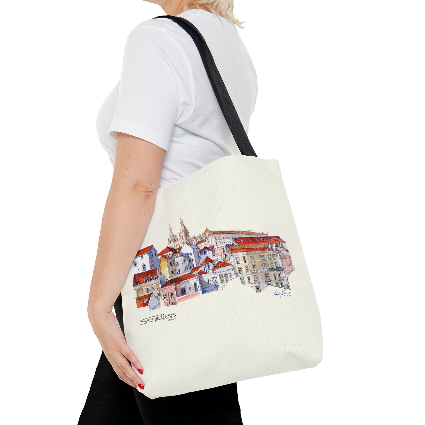 Miradouro Portas do Sol, Lisbon Tote Bag (PORTUGAL)