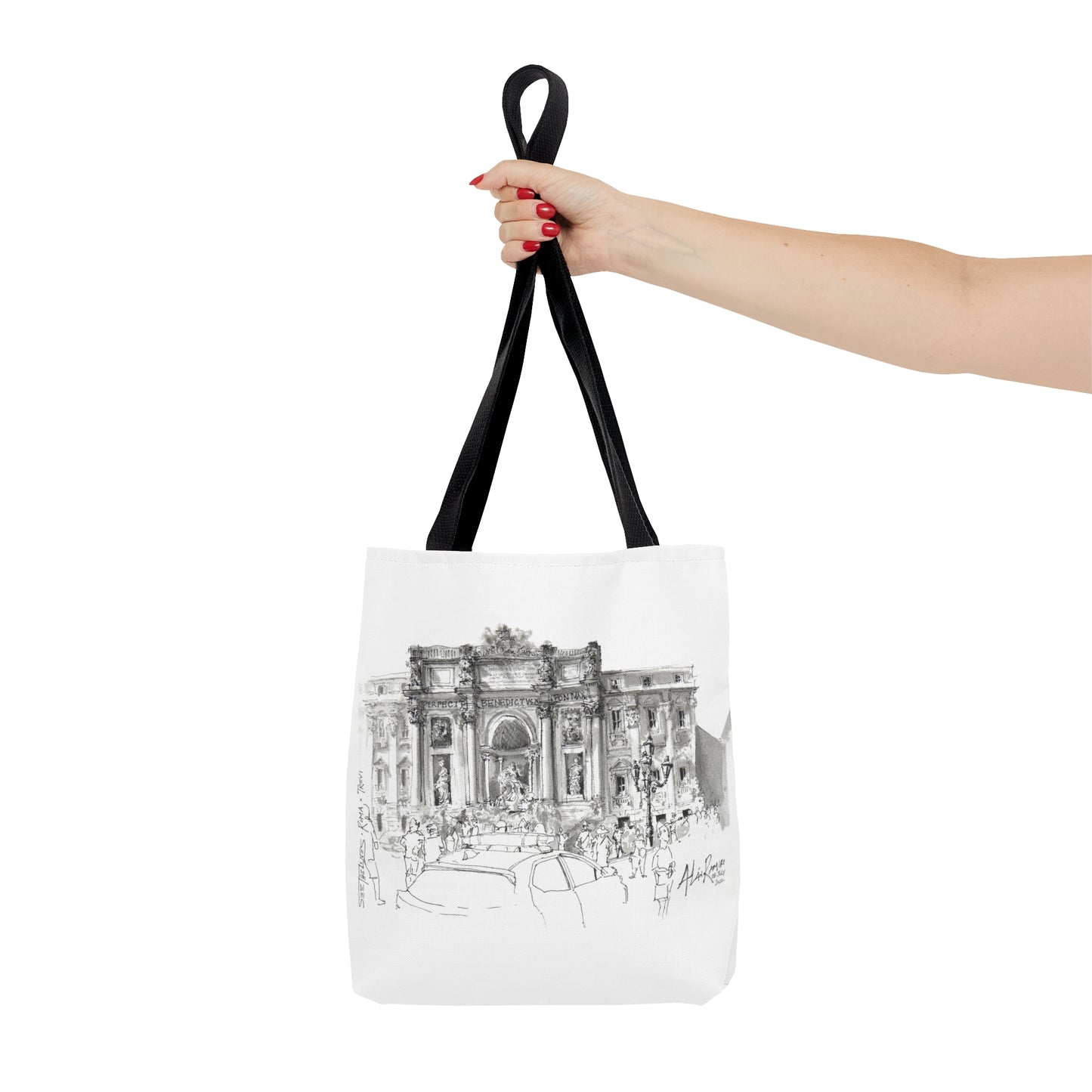 Rome, Trevi Fountain Tote Bag (ITALY)