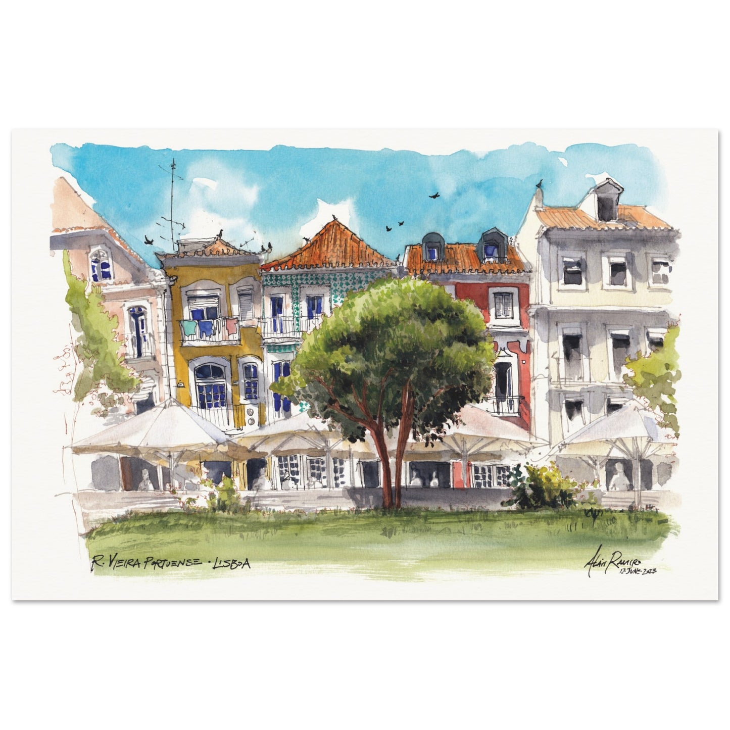 Lisbon Life: Rua Viera Portuense, Belém - Fine Art Print (PORTUGAL)