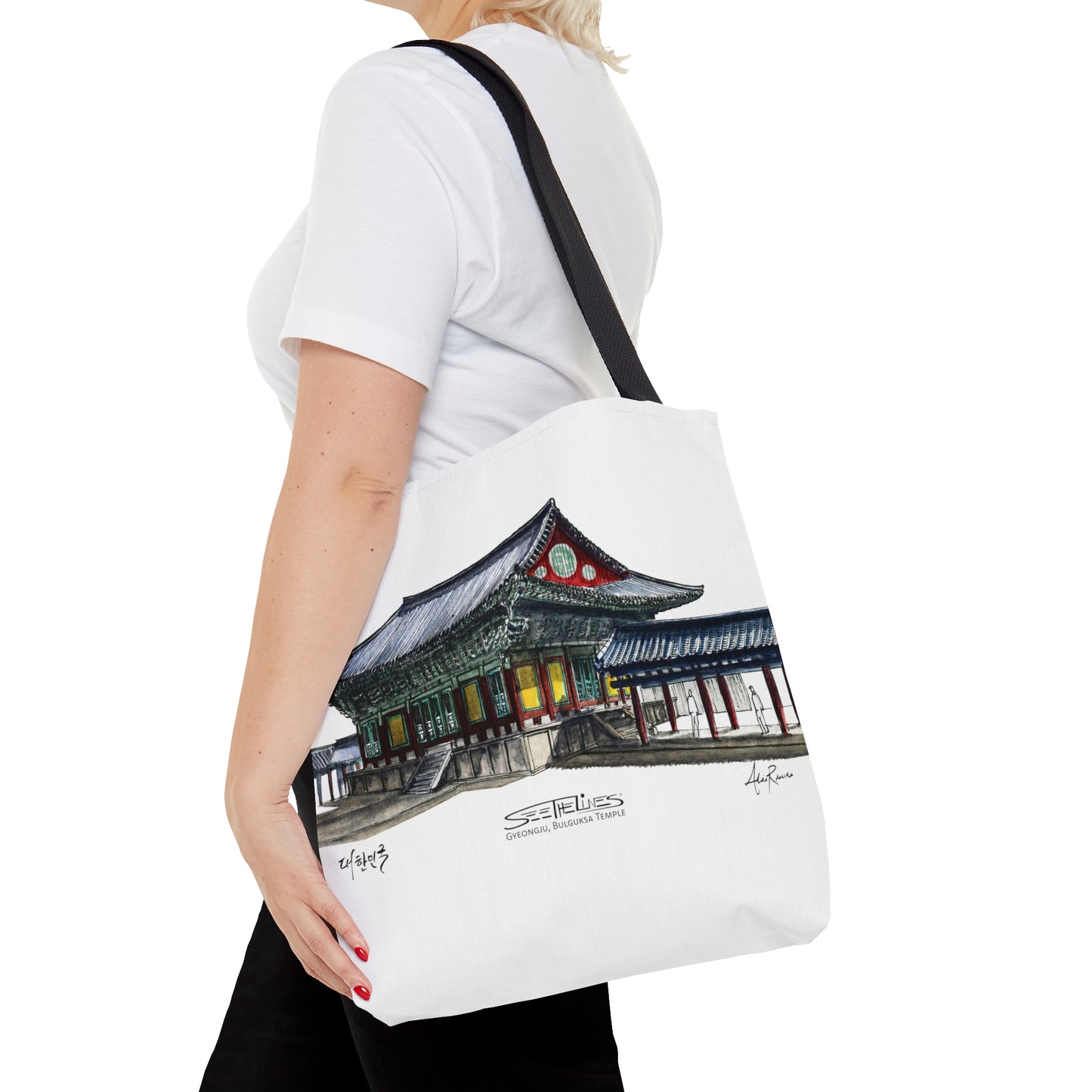 Gyeongju Temple Tote Bag (SOUTH KOREA)