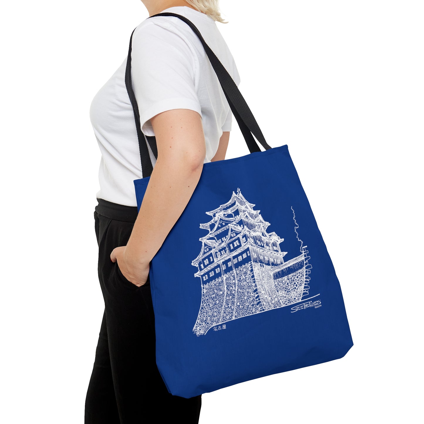 Nagoya Castle Blue Tote Bag (JAPAN)