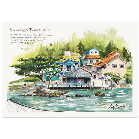 Florianopolis, Barra da Lagoa - Fine Art Print (BRAZIL)