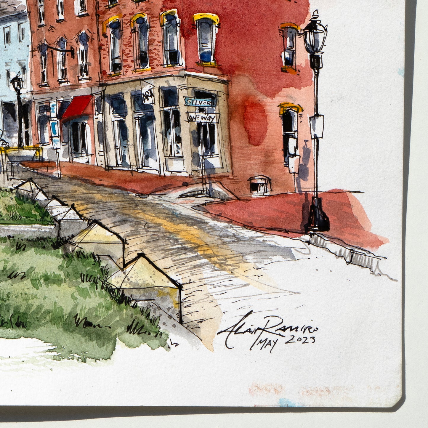 Original - Portland Maine Ink & Watercolor