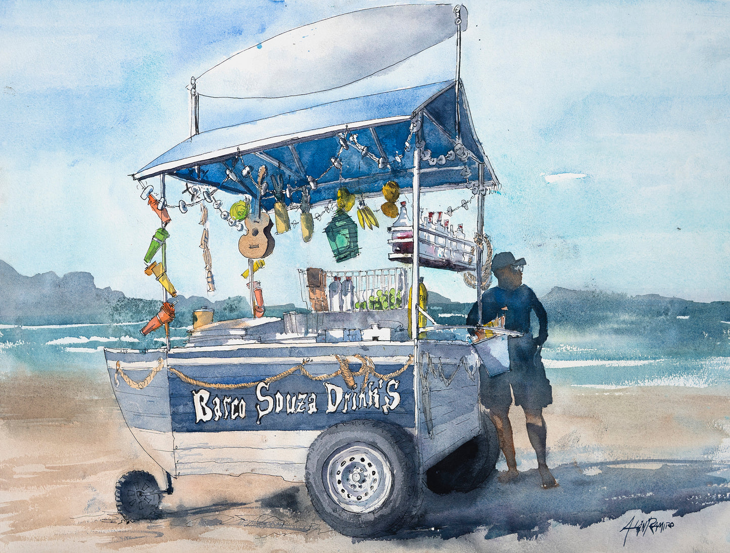 Caipirinha Cart, Florianópolis, Brazil