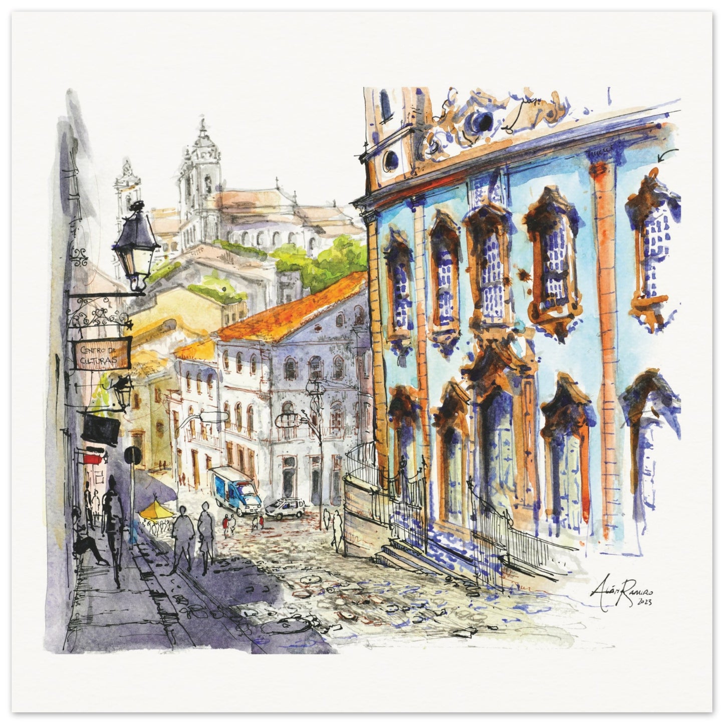 Salvador, Bahia - Fine Art Print (BRAZIL)